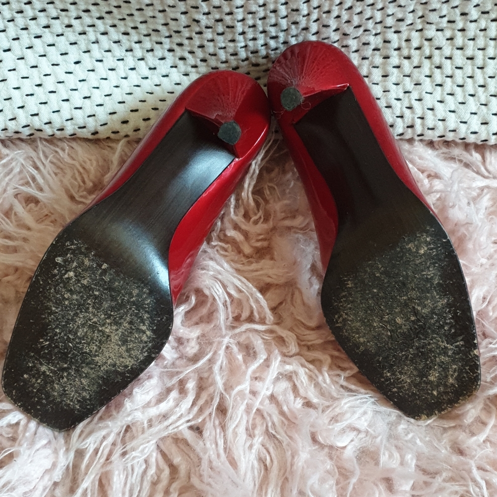 Stuart Weitzman "Red Quasar" Heels - image 4